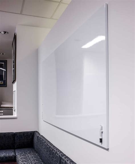 frameless magnetic whiteboard.